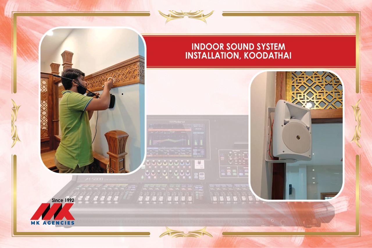 indoor sound system installation